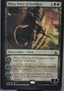 Nissa, Voice of Zendikar - Oath of the Gatewatch: #138, MTG Nm C252 - Image 1