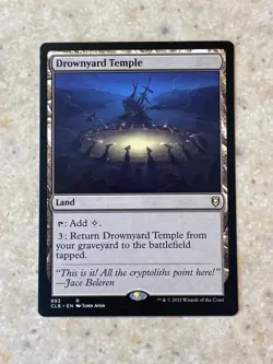 MTG NM Drownyard Temple [Commander Legends Baldur's Gate] - Image 1