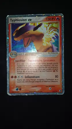 POKEMON TYPHLOSION EX HOLO EX UNSEEN FORCES 110/115 ITA PL NO SHINING CHARIZARD - Image 1