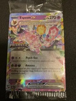 Espeon ex 034/131 Stamped Promo (Sealed) Prismatic Evolutions Surprise Box - Image 1