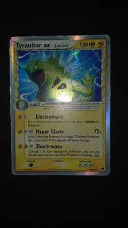 POKEMON TYRANITAR EX DRAGON FRONTIERIS 99/101 ENG LP NO SHINING CHARIZARD - Image 1