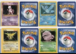 Vintage Holo TCG Great Pokemon Lot - Zapdos Articuno Mewtwo Jolteon 3 Birds - Image 3