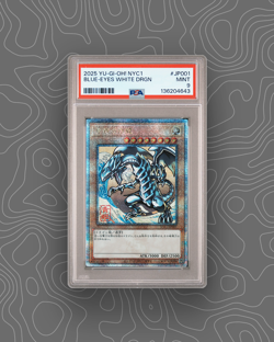2025 YU-GI-OH! NYC1-JP001 BLUE-EYES WHITE DRAGON PSA 9 - Image 1