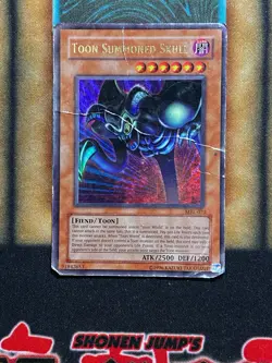 Yugioh Toon Summoned Skull MRL-073 Ultra Rare Original Print DAMAGED - Image 1