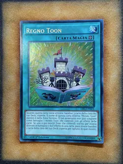 Yugioh Toon Kingdom DRL2-EN023 Secret Rare 1st Ed ITALIAN LP - Image 1