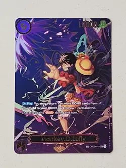 Monkey D. Luffy OP09-119 SEC SP English OP13 Carrying on His Will (Alt Art) - Image 1