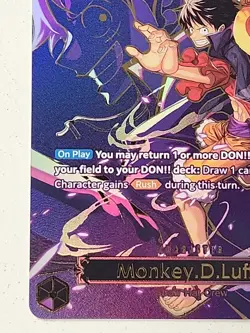 Monkey D. Luffy OP09-119 SEC SP English OP13 Carrying on His Will (Alt Art) - Image 3