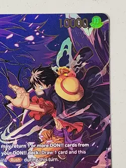 Monkey D. Luffy OP09-119 SEC SP English OP13 Carrying on His Will (Alt Art) - Image 4
