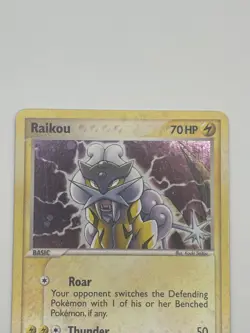 Raikou 3/17 POP Series Holo Rare Pokemon Card Series 2 Vintage 2006 LP+/NM- 3/17 - Image 3