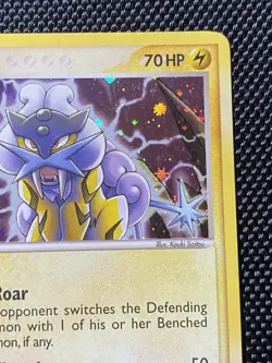 Raikou 3/17 Swirl POP Series Holo Rare LP Pokemon Card Series 2 Vintage 2006 - Image 3