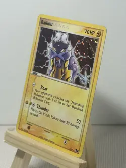 Raikou 3/17 POP Series Holo Rare Pokemon Card Series 2 Vintage 2006 LP/NM - Image 2