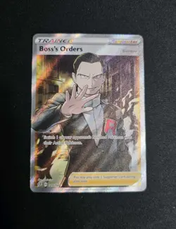 Boss's Orders (Full Art) 189/192 Swsh02: Rebel Clash Holo - Pokemon TCG Card NM - Image 1