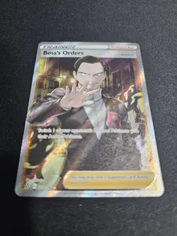 Boss's Orders (Full Art) 189/192 Swsh02: Rebel Clash Holo - Pokemon TCG Card NM - Image 4