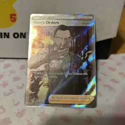 Boss's Orders (Full Art) 189/192 Swsh02: Rebel Clash Holo Pokemon TCG NM - Image 1