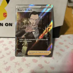 Boss's Orders (Full Art) 189/192 Swsh02: Rebel Clash Holo Pokemon TCG NM - Image 4