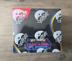 Pokemon TCG Mega Evolution: Phantasmal Flames Booster Box Sealed - Image 1