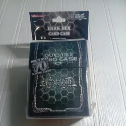 Konami Yu-Gi-Oh! Card Case - DARK HEX (Holds Over 70 Sleeved Cards) - New - Image 1