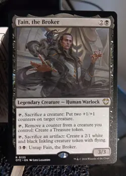 MTG Fain, the Broker 133 Commander: Outlaws of Thunder Junction MTG Card - Image 1