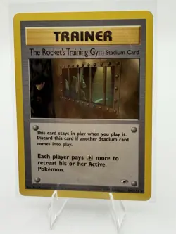 Pokemon The Rocket's Training Gym Trainer Card Gym Heroes 104/132 Rare English - Image 1