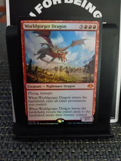Worldgorger Dragon 148 Foil Dominaria Remastered Magic The Gathering Card - Image 1