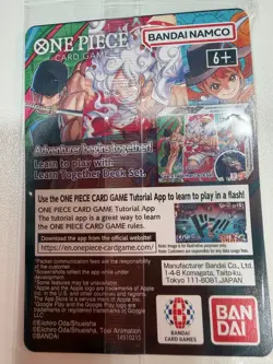 One Piece College Basketball US Voyage Monkey.D.Luffy Card SEALED - Image 2