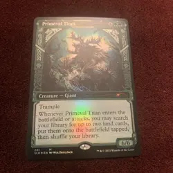 Primeval Titan Secret Lair Foil #221 NM+ Unplayed Magic The Gathering MTG Card - Image 1