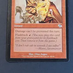 MTG Card - 1x Flaring Pain - Judgment - LP - Vintage - Red - Magic The Gathering - Image 4