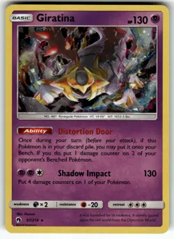 Giratina 97/214 SM - Lost Thunder NM- Pokemon Card TCG - Image 1