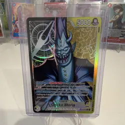 Gecko Moria OP14-080 5000 Power Holo Bandai One Piece Card Game Leader - Image 1
