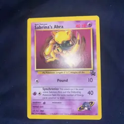 Sabrina's Abra 19 Promo Wizards Black Star Promos Pokemon Card - Image 1