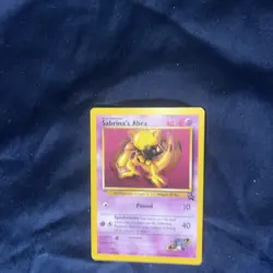 Sabrina's Abra 19 Promo Wizards Black Star Promos Pokemon Card - Image 4