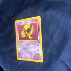 Sabrina's Abra 19 Promo Wizards Black Star Promos Pokemon Card - Image 5
