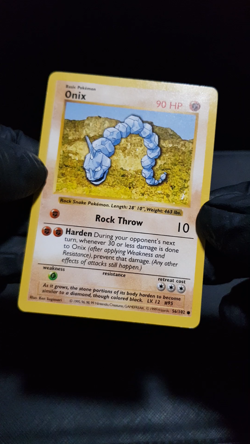 Onix - 56/102 - Base Set - Shadowless Common Card - Pokemon Card - Image 2