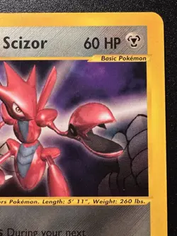 Rocket's Scizor WoTC Best of Game Black Star Promo 4 Pokemon Card Near Mint - Image 4