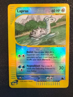 Lapras - 71/144 - Pokemon Skyridge Reverse Holo Rare Card WOTC NM/NM- - Image 1