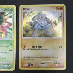 Pokemon TCG Lot Of 6 Mixed Holo Rare Cards 2007-2009 MP-HP Ships Out Fast! Riolu - Image 4