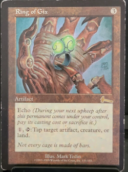 MTG - Ring of Gix - Urza's Legacy - Image 1
