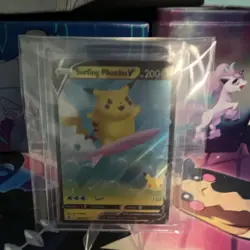 Pokemon Surfing Pikachu V 008/025 Celebrations Ultra Rare Holo Card English - Image 1