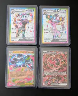 Huge Pokemon EX lot - 13 Cards - Pack Fresh - Umbreon, Espeon, Charizard & more - Image 1