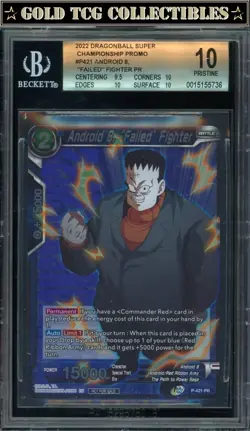 BGS 10 ⭐ Android 8 2022 Championship Super Card Promo DBS DBZ Z Heroes - Image 1