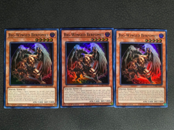 Big-Winged Berfomet x3 DUNE-EN004 Super Rare 1st Edition NM Yu-Gi-Oh Cards - Image 1