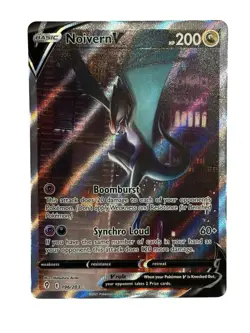Pokemon TCG Noivern V 196/203 Evolving Skies Holo Ultra Rare Card NM - Image 1