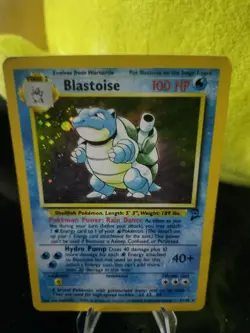 Pokemon Blastoise Base Set 2 Holo Rare 002/130 100 HP TCG Card Stock Card - Image 2