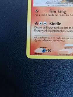 Pokemon Card Flareon 19/100 D&P Majestic Dawn Non-Holo Rare - Image 4