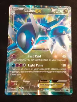 Latios EX XY72 Pokemon XY Black Star Promo - Pokemon Card TCG LP - Image 1