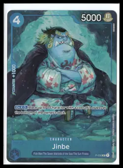 Jinbe (Event Pack Vol. 1) One Piece Promotion Card P-030 NM TCG - Image 1
