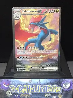 Pokemon Card Salamence EX 187/159 Journey Together Special Illustration Rare NM - Image 1