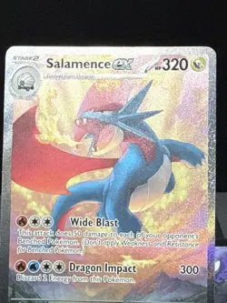 Pokemon Card Salamence EX 187/159 Journey Together Special Illustration Rare NM - Image 2