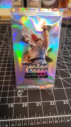 Street Fighter 2: “Champion Edition” Promo Card PSA Magazine Exclusive SEALED 🔥 - Image 1