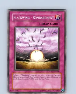 Yu-Gi-Oh TCG Blackwing - Bombardment TSHD-EN065 Unlimited Common Card LP-NM - Image 1